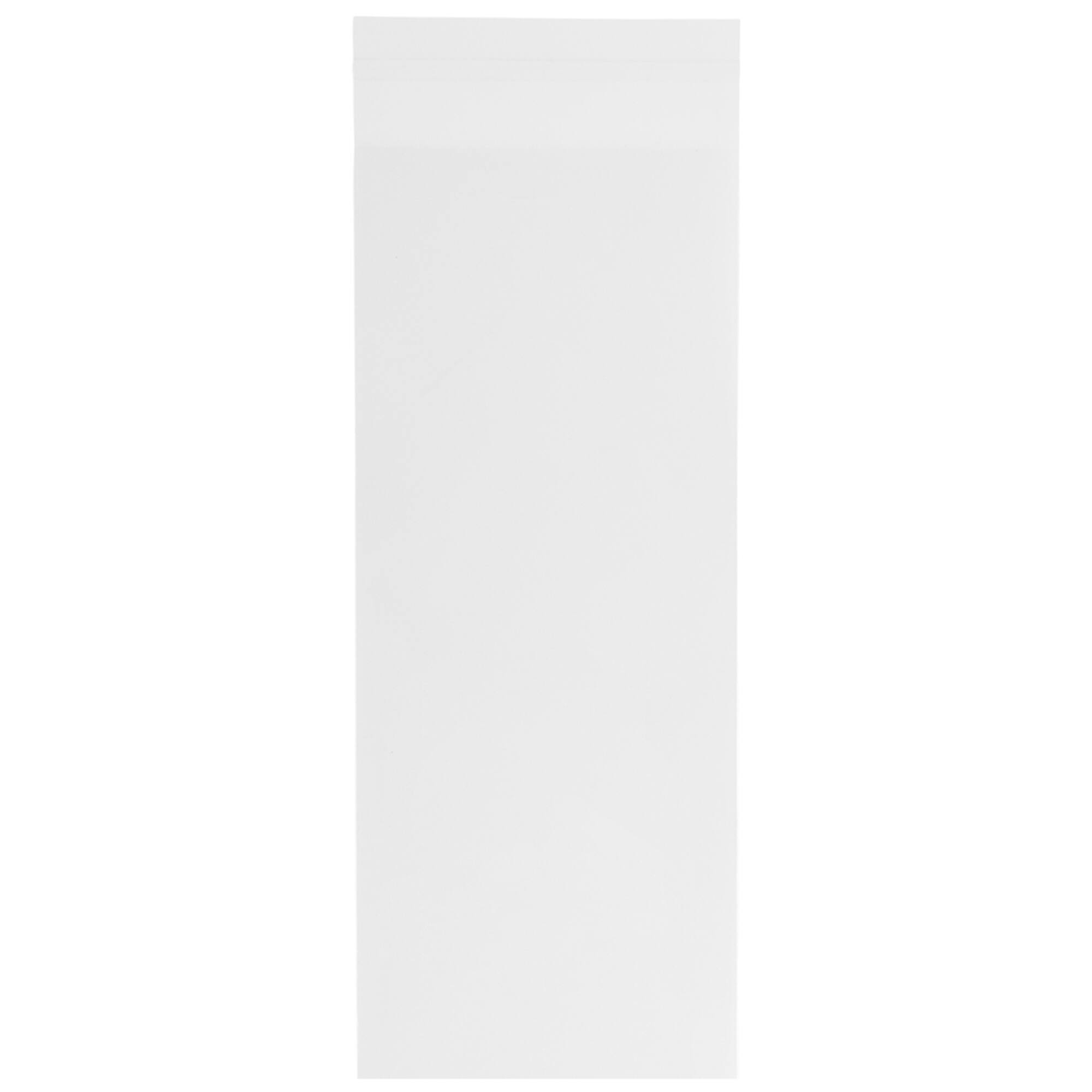 JAM Paper 4.25" x 9.75" Clear No. 10 Policy Cello Sleeve Envelopes, 100ct.